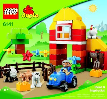 Lego My First LEGOÂ® DUPLOÂ® Farm - 6141 (2012) - Police Station BI 3005/12, 6141 V29