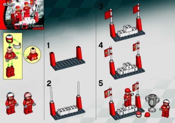 Lego M. Schumacher & R. Barrichello - 8389 (2004) - Ferrari F1 1:24 BI, 8389