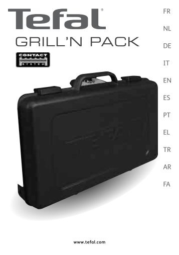 Tefal Grill'n Pack - BG703812 - BG7038-TEF-fr_nl_de_it_en_es_pt_el_tr_ar_fa.pdf