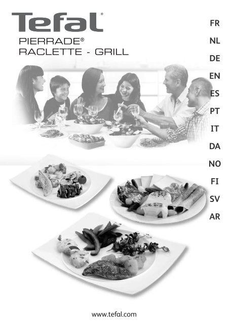 Tefal Raclette &amp; grill-plancha - RE459812 -  RE4598-TEF-fr_nl_de_en_es_pt_it_da_no_fi_sv_ar.pdf