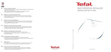 Tefal SIMPLY INVENT - PP3023A9 - PP3023-TEF-pl_cs_hu_sk_sl_fi_sv_da_fr_nl_de_it_en_es_pt_el.pdf