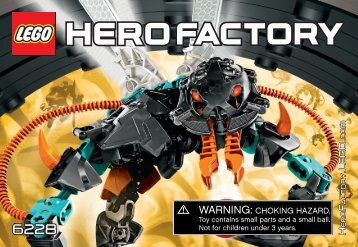 Lego THORNRAXX - 6228 (2012) - CORE HUNTER BI 3010/28-6228 V.39