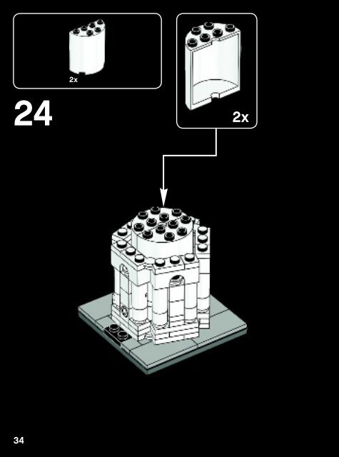 Lego The Leaning Tower of Pisa - 21015 (2013) - Robie&trade; House BI 3022/96+4/115+150G 21015 V.29