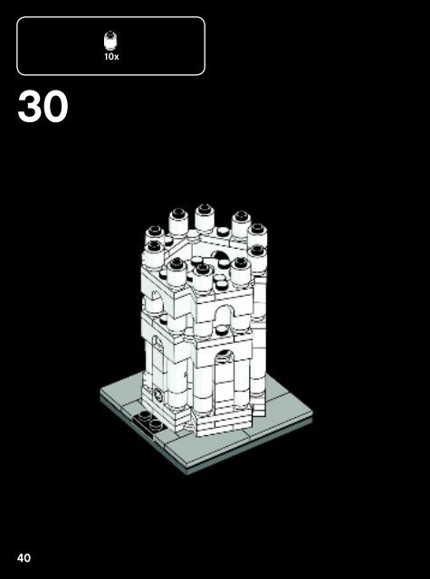 Lego The Leaning Tower of Pisa - 21015 (2013) - Robie&trade; House BI 3022/96+4/115+150G 21015 V.29