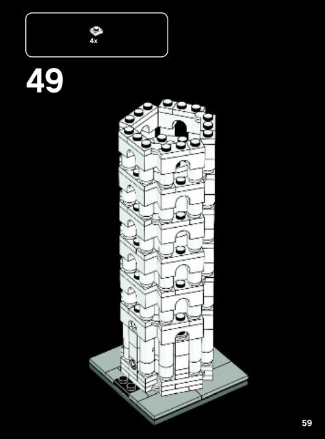 Lego The Leaning Tower of Pisa - 21015 (2013) - Robie&trade; House BI 3022/96+4/115+150G 21015 V.29