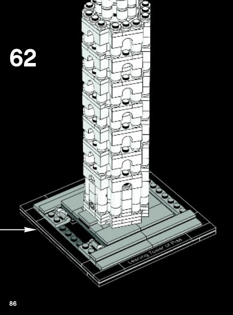 Lego The Leaning Tower of Pisa - 21015 (2013) - Robie&trade; House BI 3022/96+4/115+150G 21015 V.29