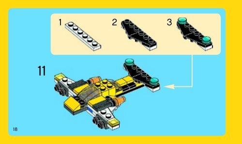 Lego Mini Skyflyer - 31001 (2012) - Year of the snake BI Creator 148x88 - 24, 31001 V39