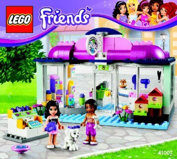 Lego Heartlake Pet Salon - 41007 (2013) - Heartlake Pet Salon BI 3017 / 72+4 - 65/115g,41007 V39