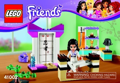 Lego Emma's Karate Class - 41002 (2013) - Andrea's Bunny House BI 3001/32 -  41002 V39