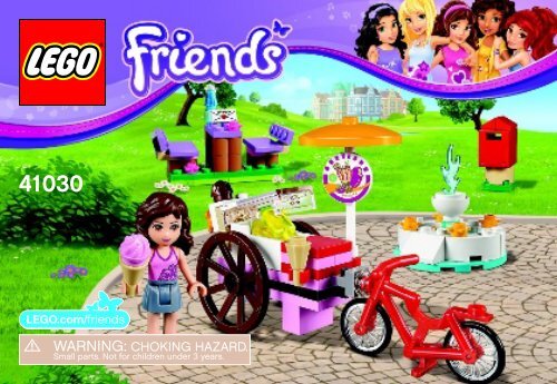 Lego Olivia&rsquo;s Ice Cream Bike - 41030 (2014) - Olivia&rsquo;s Ice Cream Bike BI 3001/36-65G, 41030 V39