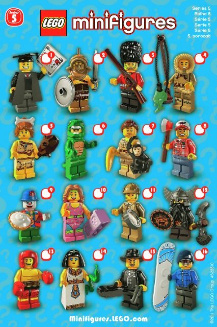 Lego LEGO&amp;reg; Minifigures, Series 5 - 8805 (2011) - LEGO&amp;reg;  Minifigures, Series 2 BI. , 8805 V 29