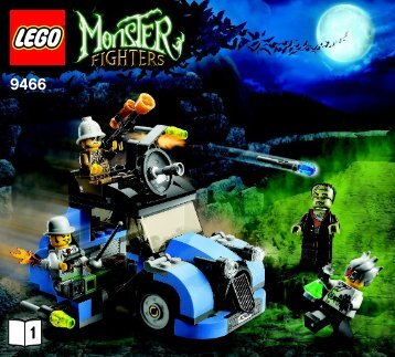 Lego The Crazy Scientist & His Monster - 9466 (2012) - Haunted House BI 3017 / 28 - 65g, 9466 V29 1/2