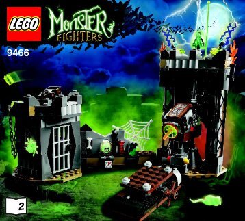 Lego The Crazy Scientist & His Monster - 9466 (2012) - Haunted House BI 3017 / 60+4 - 65/115g, 9466 V29 2/2