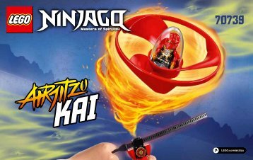 Lego Airjitzu Kai Flyer - 70739 (2015) - Blaster Bike BI 3003/24 - 70739 V39