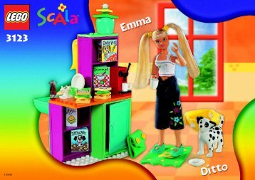 Lego Emma's Chill-out Kitchen - 3123 (2001) - SCALA GIGGLY NURSERY BI 3123 IN