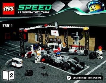 Lego McLaren Mercedes Pit Stop - 75911 (2015) - LaFerrari BI 3018/48/65g - 75911 V29 2/2