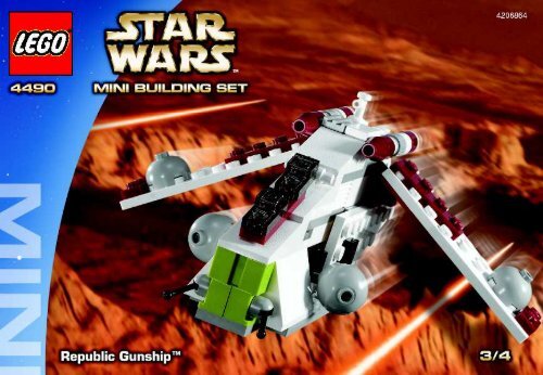 Lego MINI Republic Gunship&trade; - 4490 (2003) - MINI AT-AT&trade; BI  4490