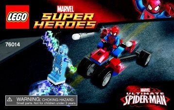 Lego Spider-Trike vs. Electro - 76014 (2014) - Iron Manâ¢: Malibu Mansion Attack BI 3003/28-76014 V39