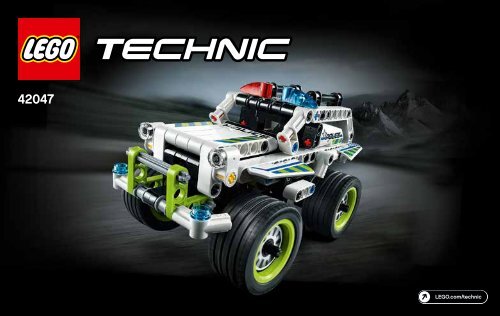 Lego Police Interceptor - 42047 (2015) - Race Truck BI 3004/52, 42047 V39