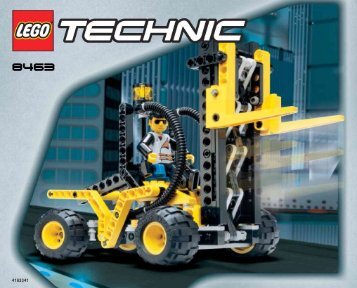 Lego FORKLIFT TRUCK - 8463 (2001) - Back-hoe Loader BI  8463