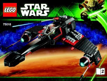 Lego Jek-14âs â¢ Stealth Starfighter - 75018 (2013) - Homing Spider Droidâ¢ BI 3019/80+4*- 75018 V29 2/2