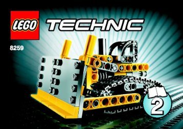 Lego Mini Bulldozer - 8259 (2009) - Mini Bulldozer BI  3001/24 -  8259 - 2/3