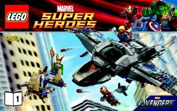 Lego Quinjet Aerial Battle - 6869 (2012) - Hulk'sâ¢ Helicarrier Breakout BI 3004/36 - 6869 1/3 V.29