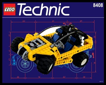Lego BUGGY - 8408 (1996) - Off Roader BUILDING INSTR. 8408 IN