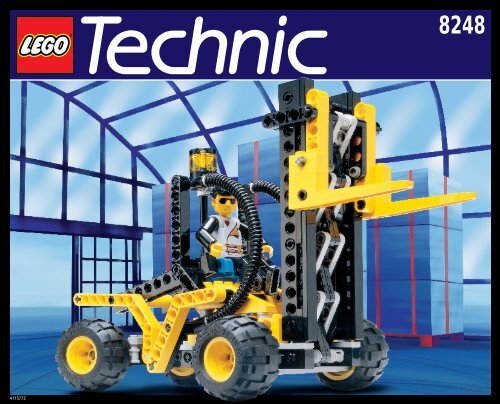 Lego Forklift Truck 8248 1998 Multi Set Building Instr 8248