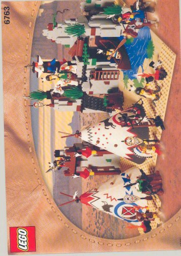 Lego LARGE INDIAN CAMP - 6763 (2002) - BANDIT AT LARGE BI 6763