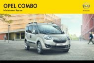 Opel ComboInfotainment System AnnÃ©e modÃ¨le 2013 - ComboInfotainment System  AnnÃ©e modÃ¨le 2013manuel d'utilisation