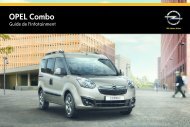 Opel ComboInfotainment System AnnÃ©e modÃ¨le 2014 - ComboInfotainment System  AnnÃ©e modÃ¨le 2014manuel d'utilisation