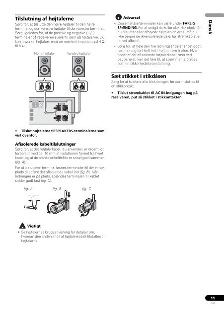 Pioneer PDX-Z9 - User manual - danois, norv&eacute;gien