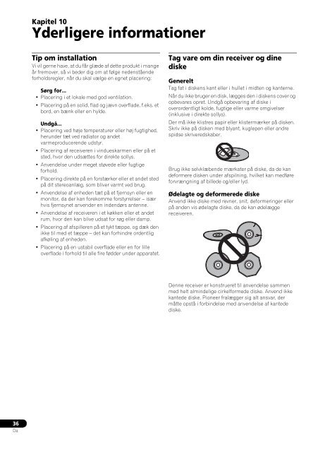 Pioneer PDX-Z9 - User manual - danois, norv&eacute;gien