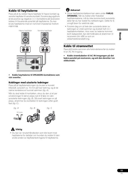 Pioneer PDX-Z9 - User manual - danois, norv&eacute;gien