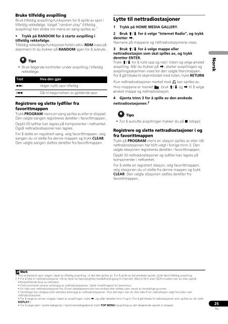 Pioneer PDX-Z9 - User manual - danois, norv&eacute;gien