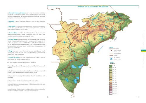 hidrogeológico de la provincia de Alicante