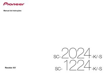 Pioneer SC-1224-S - User manual - portugais