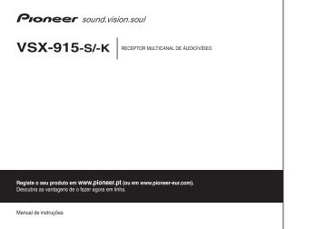 Pioneer VSX-915-S - User manual - portugais