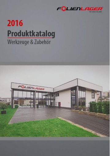 Folienlager Katalog 2016