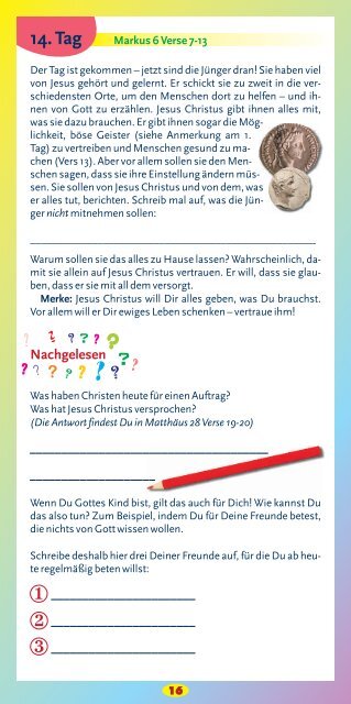 Schon mal die Bibel gelesen? (Markus-Evangelium)