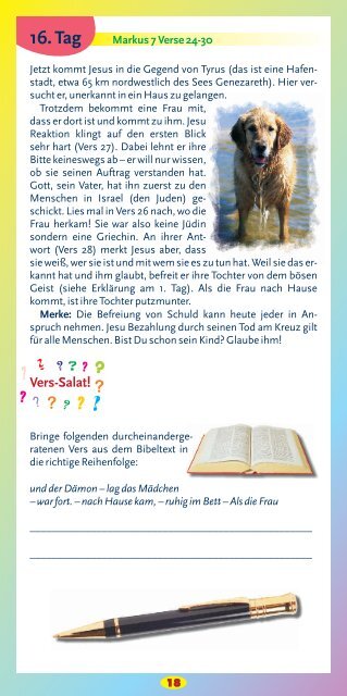 Schon mal die Bibel gelesen? (Markus-Evangelium)