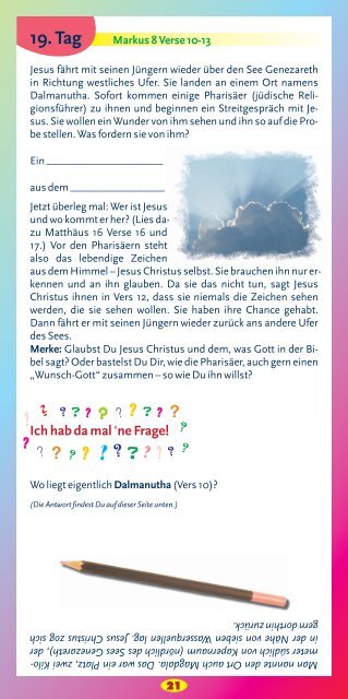 Schon mal die Bibel gelesen? (Markus-Evangelium)