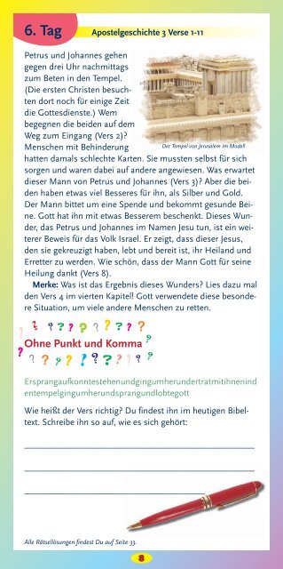 Schon mal die Bibel gelesen? (Apostelgeschichte 1-12)