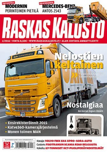 Artikkelit VV-Kuljetus Oy ja EL-Kori Oy - Raskas Kalusto 1/2016 