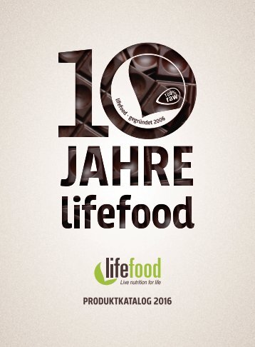 lifefood Katalog 2016