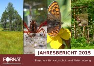 FORNAT Jahresbericht 2015