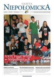 XXIV Finał WOŚP w Niepołomicach