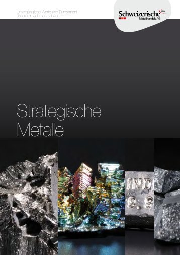 Sechs strategische Metalle aus dem Warenkorb - Informationen