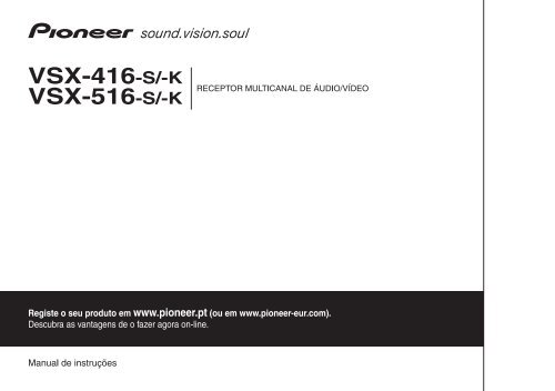 Pioneer VSX-516-S - User manual - portugais